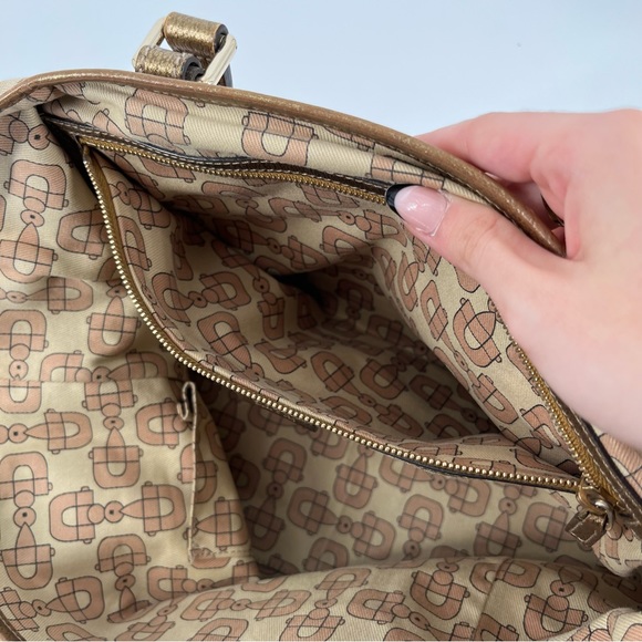 GUCCI JOLICOEUR Authentic Sherry Tote Bag with GUCCI Ball Charm keychain - Picture 13 of 16